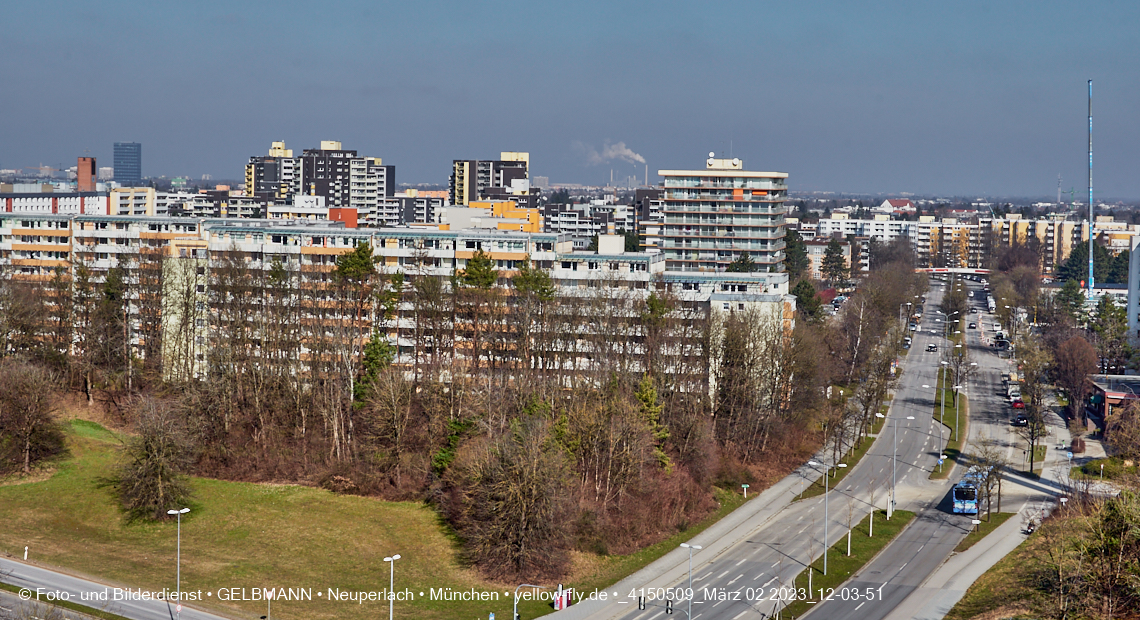 02.03.2023 - Panoramaufnahmen vom Marx-Zentrum und dem Annete-Kolb-Anger